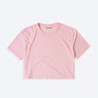 Camiseta corta para mujer BASICA en color Rosa