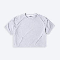 Camiseta corta para mujer BASICA en color Gris