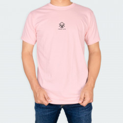 Camiseta para hombre cuello redondo, con estampado de PULPO en color Rosa