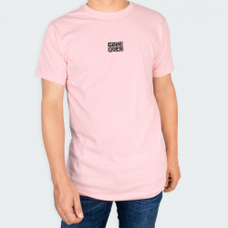Camiseta para hombre cuello redondo con estampado de GAME OVER en color Rosa