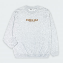 Buzo cuello redondo con estampado de SUN & SEA