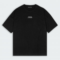 Camiseta para hombre oversize con estampado de STRONG en color Negro