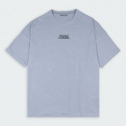 Camiseta para hombre oversize con estampado de STRONG en color Gris