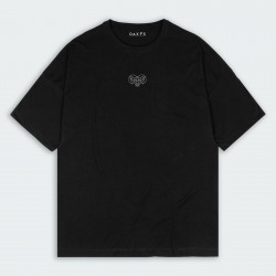 Camiseta para hombre oversize con estampado de CARNERO en color Negro
