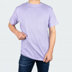 Camiseta para hombre cuello redondo BÁSICA en color Lila