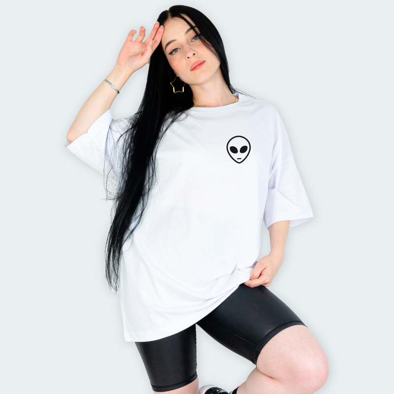 Camiseta oversize con estampado de ALIEN