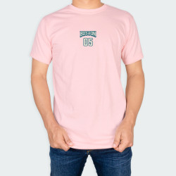 Camiseta para hombre con estampado de BOSTON en color Rosa