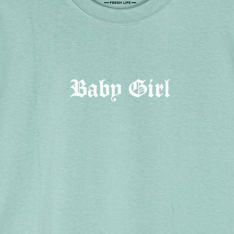 Camiseta oversize con estampado de LETRA BABY