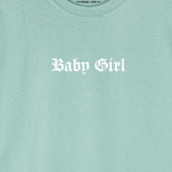 Camiseta oversize con estampado de LETRA BABY
