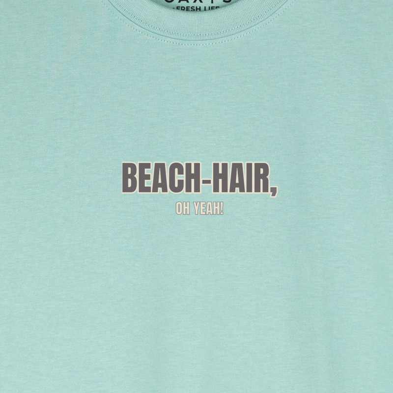 Camiseta regular fit  con estampado de BEACH
