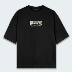 Camiseta oversize para hombre  BELIEVE