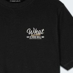 Camiseta para hombre LETRAS WHAT