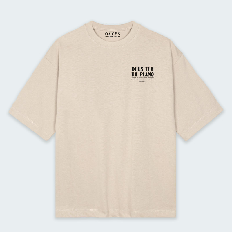 Camiseta oversize para hombre DEUS TEM