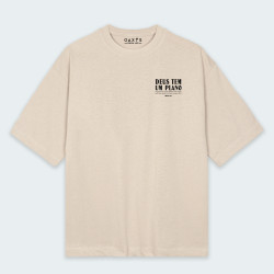 Camiseta oversize para hombre DEUS TEM