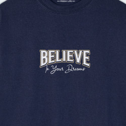 Camiseta oversize para hombre  BELIEVE