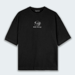 Camiseta oversize con estampado de CALAVERA