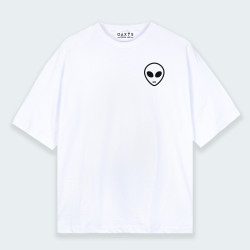 Camiseta oversize con estampado de ALIEN