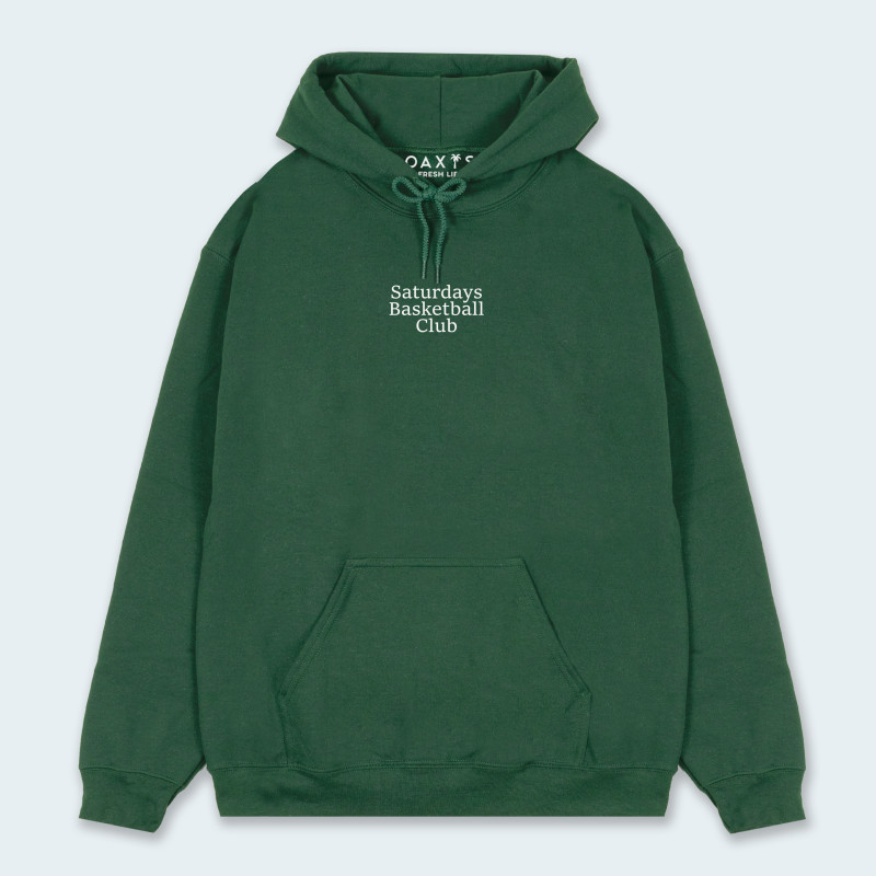 Buzo de capucha con estampado atrás de BASKETBALL 