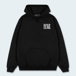 Buzo de capucha con estampado atrás INNER CLUB