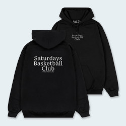Buzo de capucha con estampado atrás de BASKETBALL 