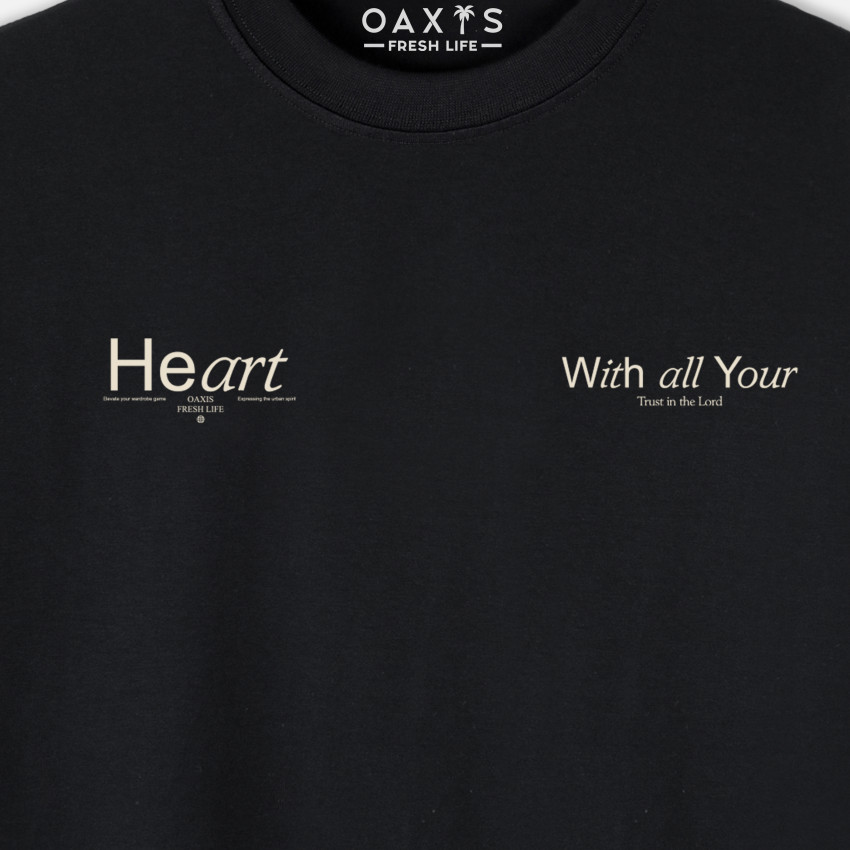 Camiseta oversize para hombre HEART