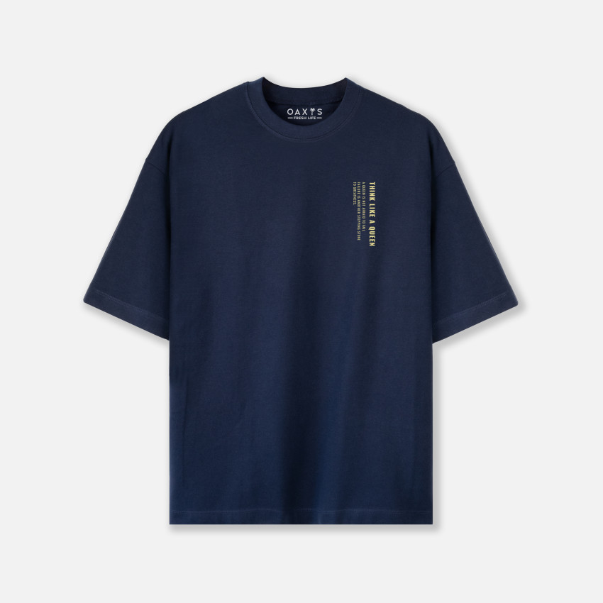 Combo oversize y cargo estampado