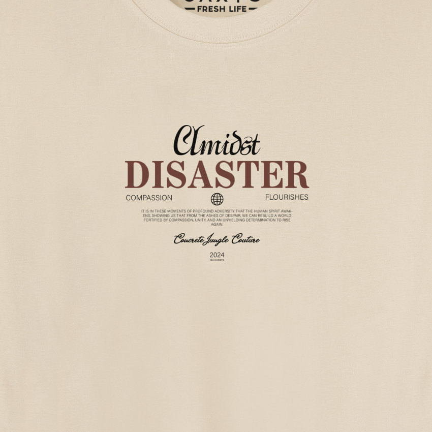 Camiseta para hombre oversize DISASTER
