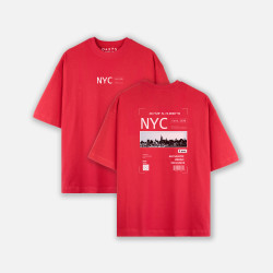 Oversize con estampado atrás de NYC