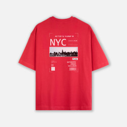 Oversize con estampado atrás de NYC