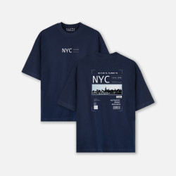 Oversize con estampado atrás de NYC