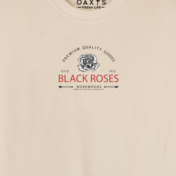 Camiseta para hombre oversize BLACK ROSES