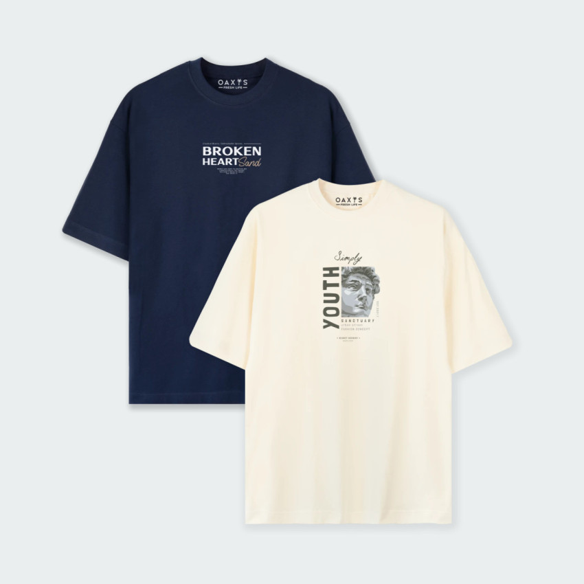 Combo de 2 Oversize Estampadas