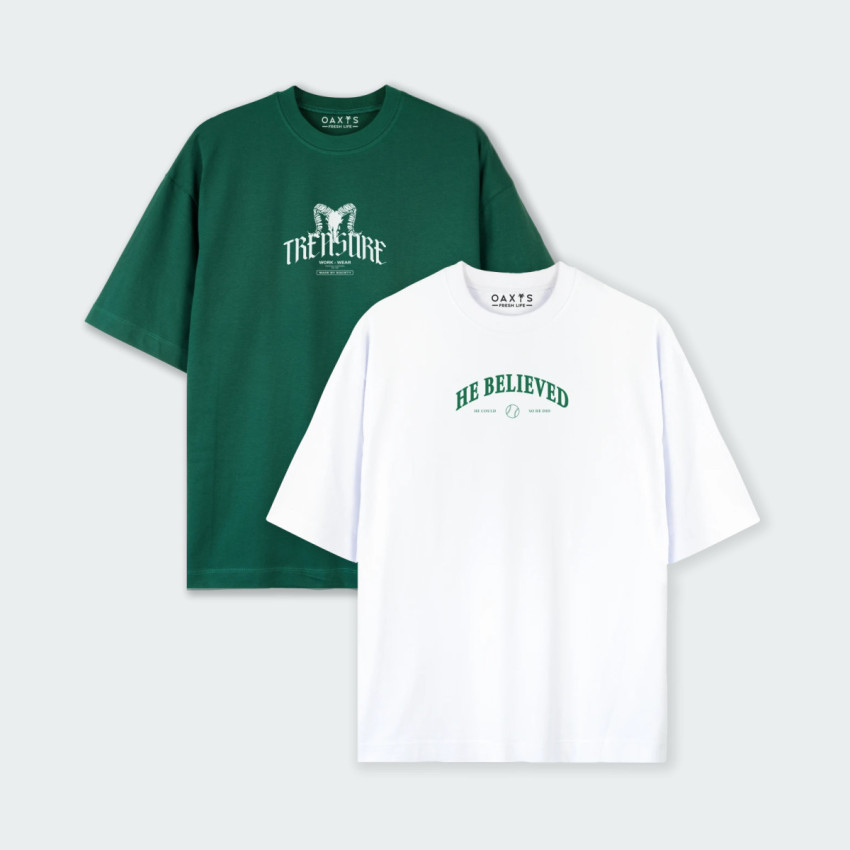 Combo de 2 Oversize Estampadas