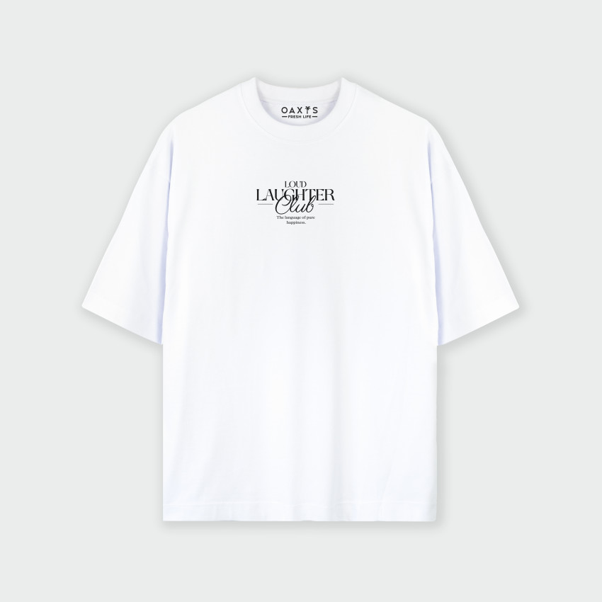 Camiseta oversize de LETRAS