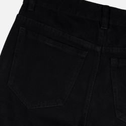 Jean cargo para hombre negro