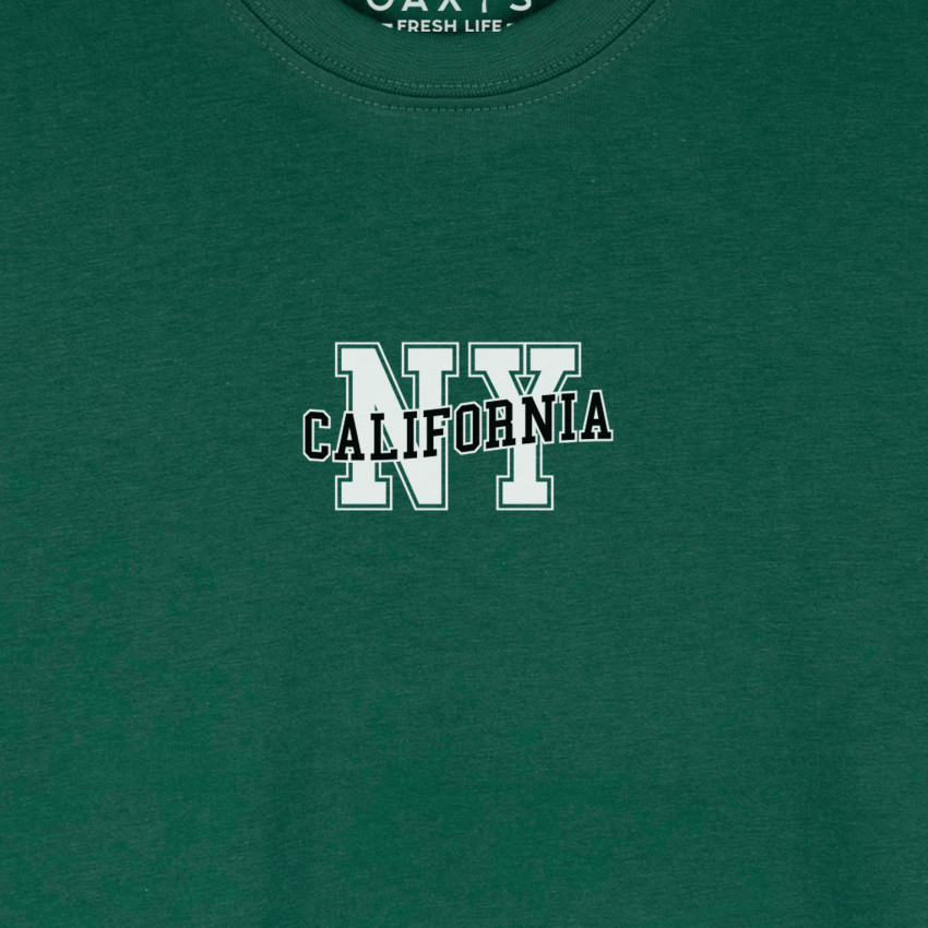 Camiseta para hombre regular fit NY CALIFORNIA