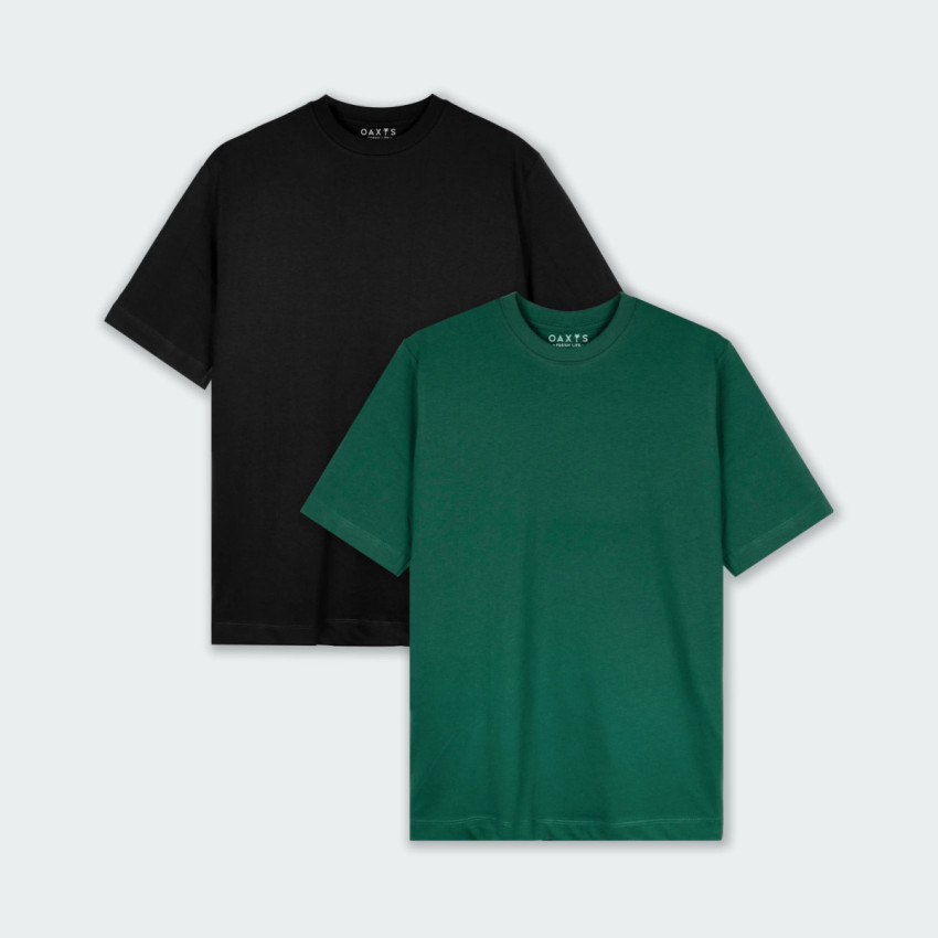 Combo de 2 camisetas regular fit básicas