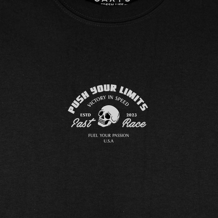 Camiseta regular fit para hombre CALAVERA FAST