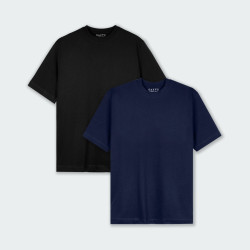 Combo de 2 camisetas regular fit básicas
