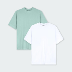 Combo de 2 camisetas regular fit básicas