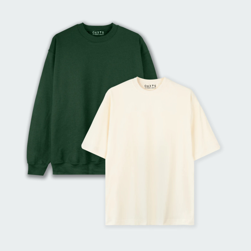 Combo de Buzo y Oversize básicos