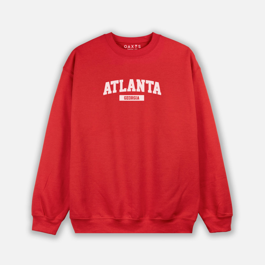 Buzo cuello redondo con estampado de ATLANTA