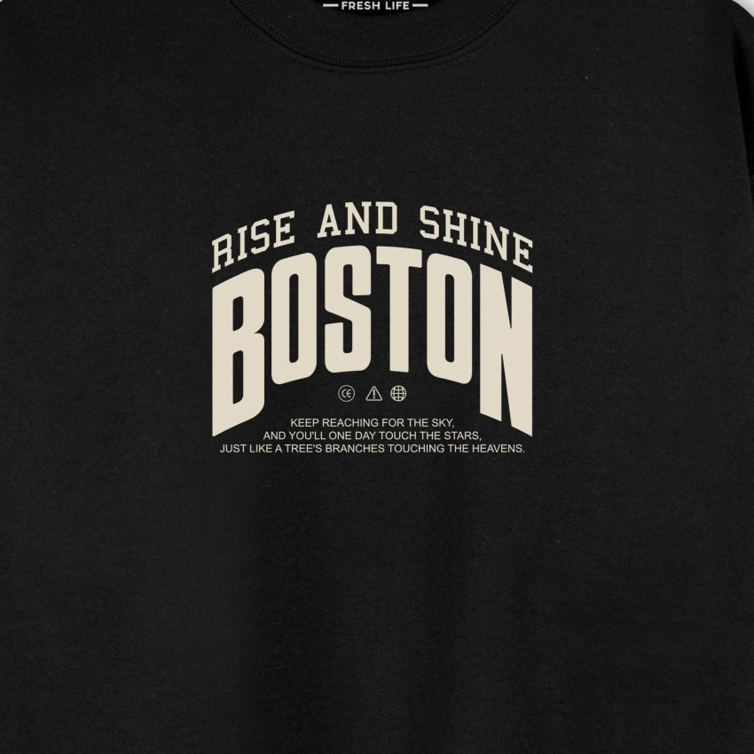 Buzo para hombre  LETRAS BOSTON