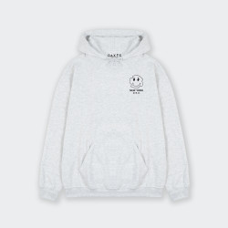 Buzo para hombre con capucha y estampado de CARITA DISTORSIONADA