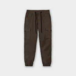 Pantalón Jogger cargo café 