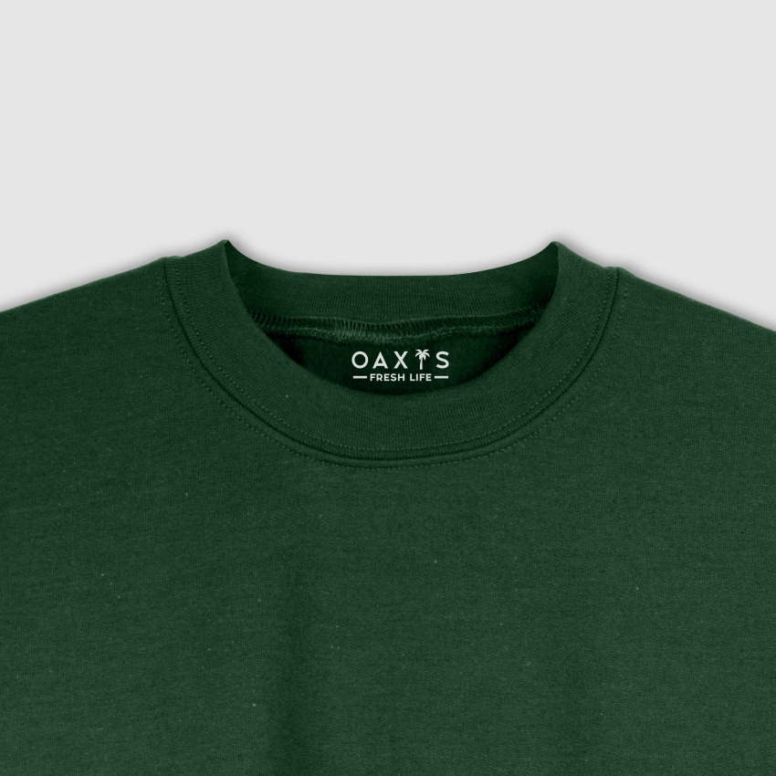 Buzo cuello redondo con estampado atrás de STREETWEAR