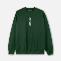 Buzo cuello redondo con estampado atrás de STREETWEAR