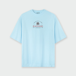 Camiseta para hombre oversize BLACK ROSES