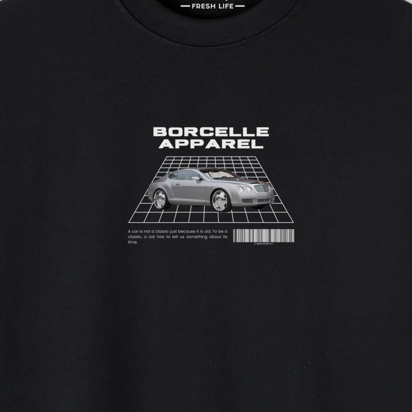 Combo oversize y cargo estampado