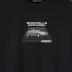 Combo oversize y cargo estampado